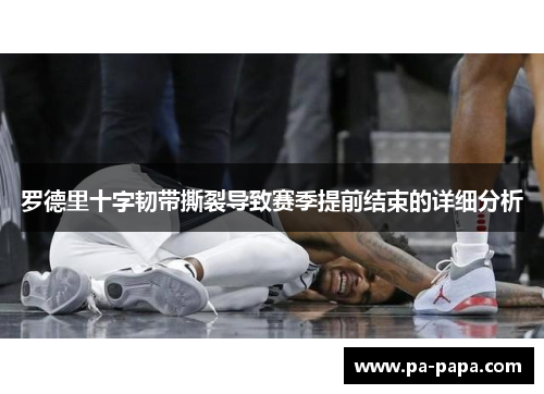 罗德里十字韧带撕裂导致赛季提前结束的详细分析